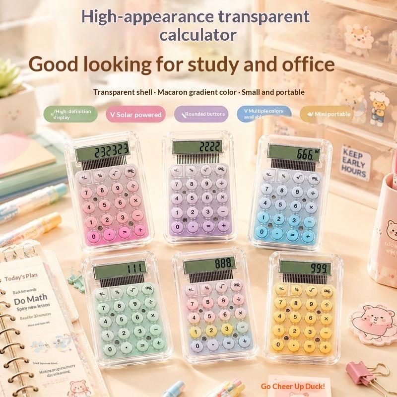 Scientific Calculator For Secondary School - Draagbare Mini Schattige Stille Rekenmachine Leerhulpmiddel