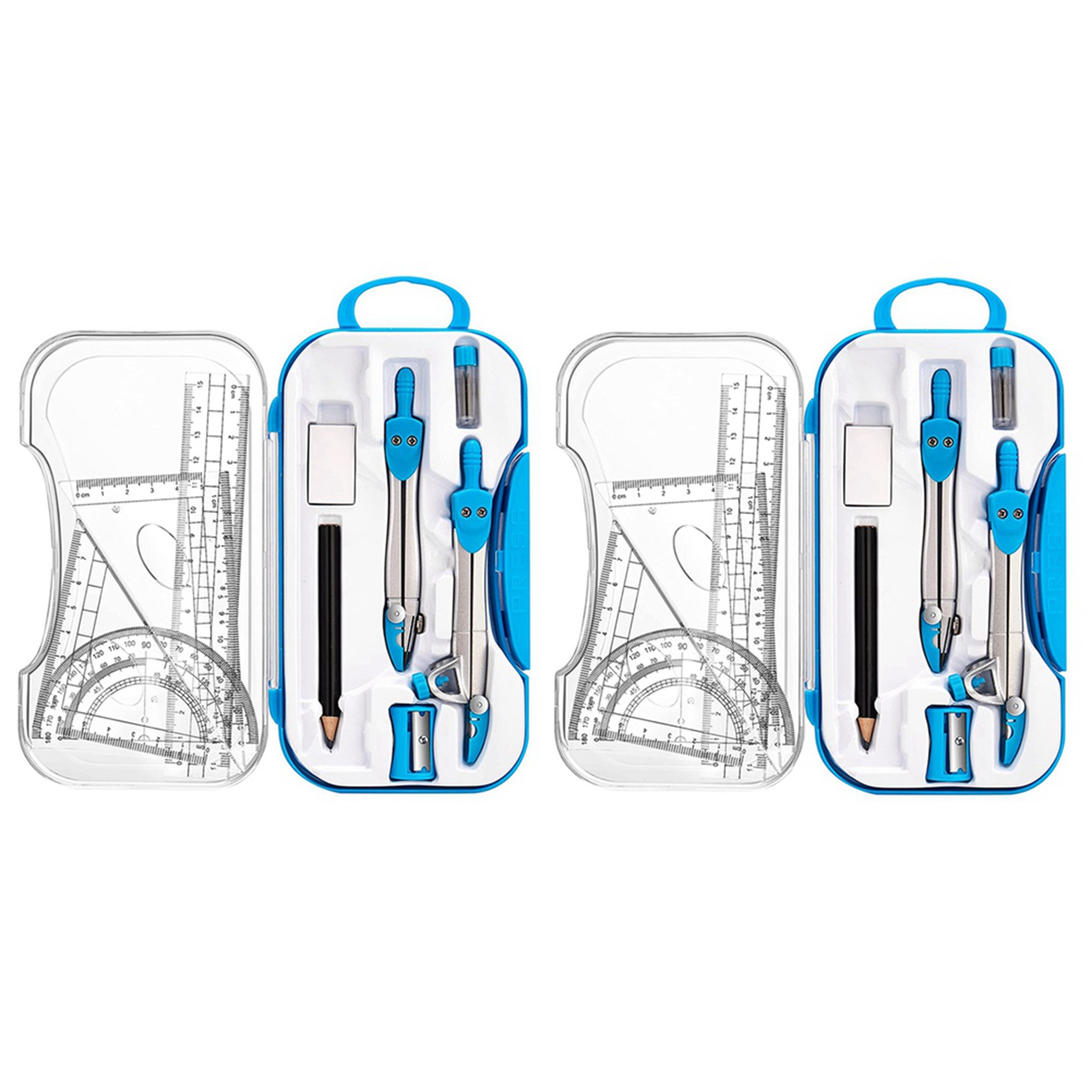 Math Geometry Set With Compass - Superieure geometrische set met 20 stuks,